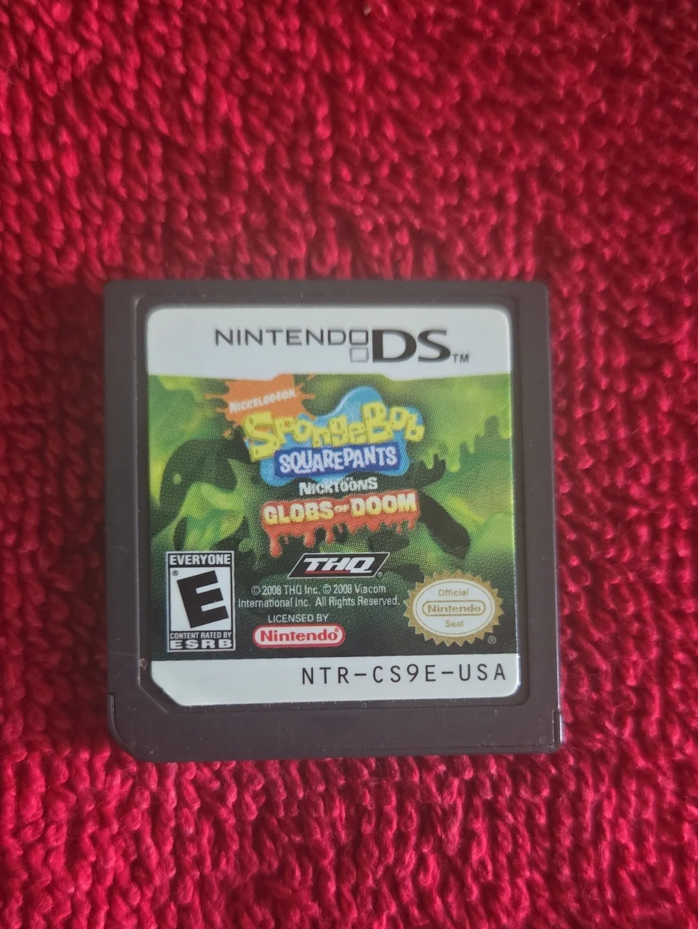 Nintendo DS SpongeBob SquarePants: Globs of Doom - No Case